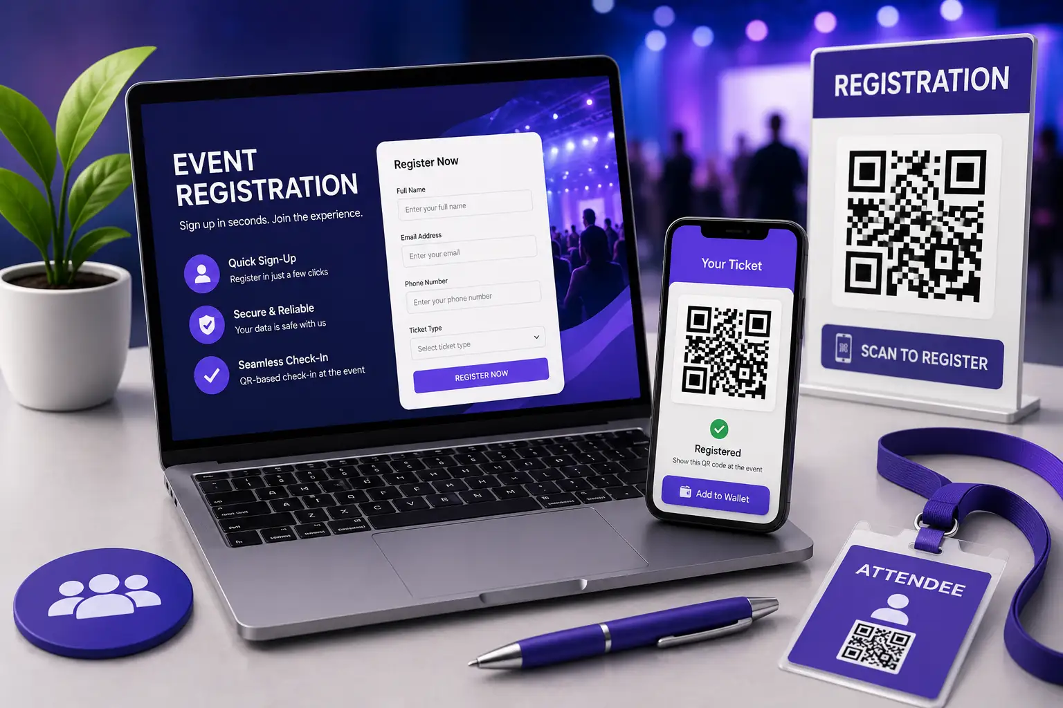 online event registration